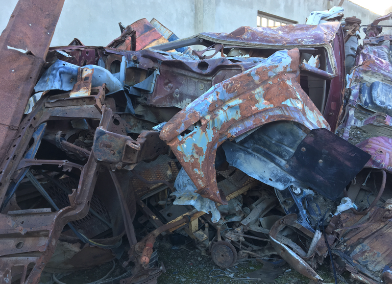 Illustration for article titled This Is The Southernmost Junkyard In The World